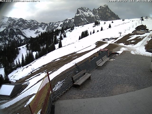 Archiv Foto Webcam Breitenbergbahn: Ausgang Bergstation