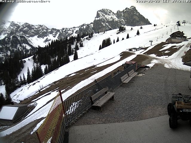 Archiv Foto Webcam Breitenbergbahn: Ausgang Bergstation