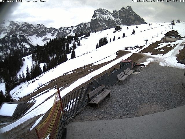 Archiv Foto Webcam Breitenbergbahn: Ausgang Bergstation
