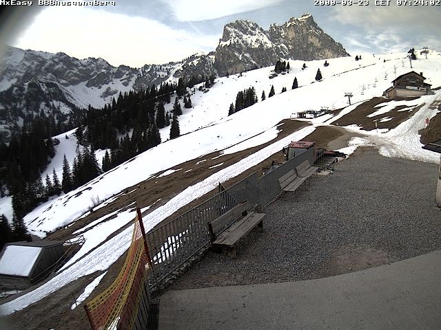Archiv Foto Webcam Breitenbergbahn: Ausgang Bergstation
