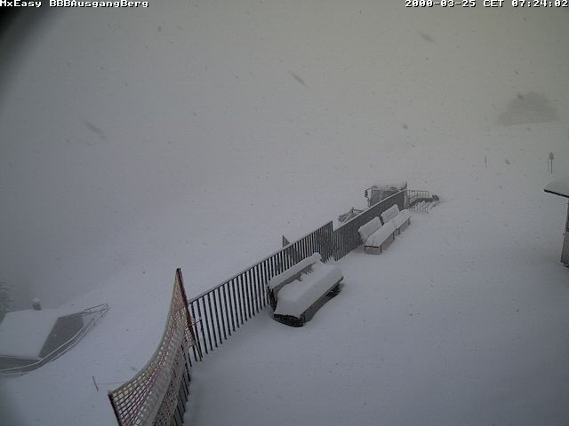 Archiv Foto Webcam Breitenbergbahn: Ausgang Bergstation