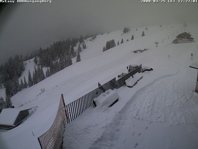 Archived image Webcam Arrival of the Breitenbergbahn cabins