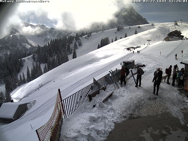Archived image Webcam Arrival of the Breitenbergbahn cabins
