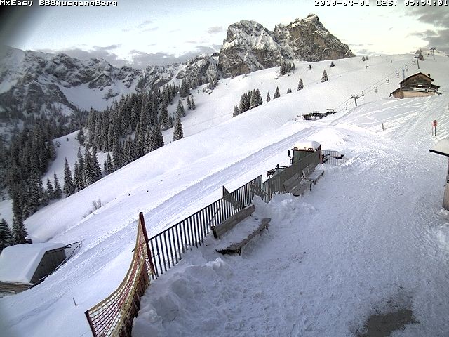 Archived image Webcam Arrival of the Breitenbergbahn cabins