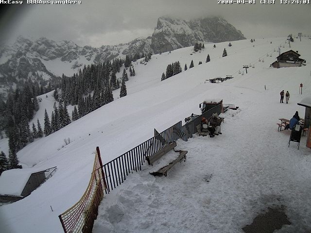 Archiv Foto Webcam Breitenbergbahn: Ausgang Bergstation