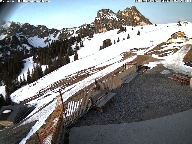 Archived image Webcam Arrival of the Breitenbergbahn cabins