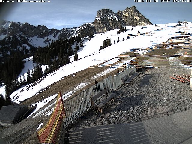 Archiv Foto Webcam Breitenbergbahn: Ausgang Bergstation