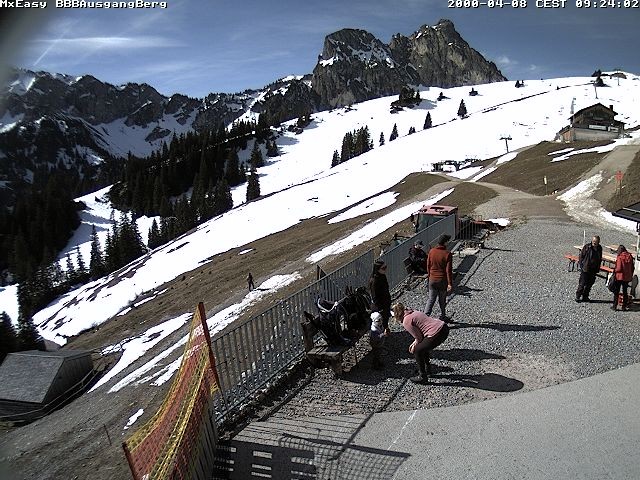 Archiv Foto Webcam Breitenbergbahn: Ausgang Bergstation