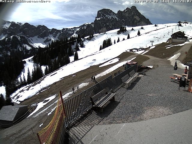 Archiv Foto Webcam Breitenbergbahn: Ausgang Bergstation