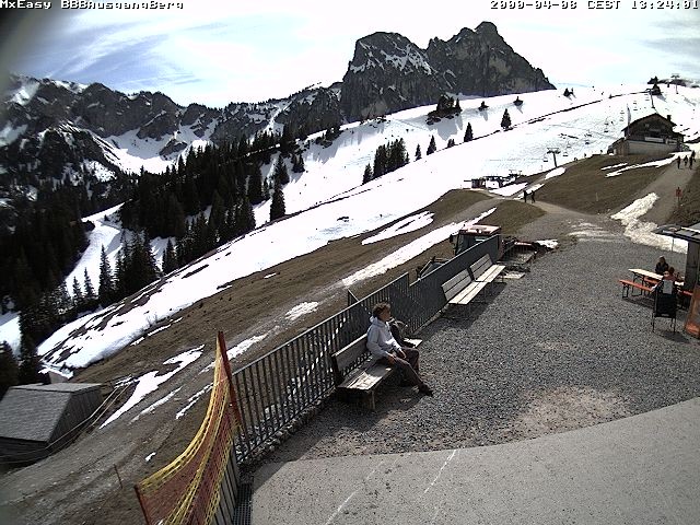 Archiv Foto Webcam Breitenbergbahn: Ausgang Bergstation