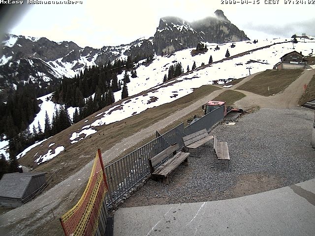 Archiv Foto Webcam Breitenbergbahn: Ausgang Bergstation