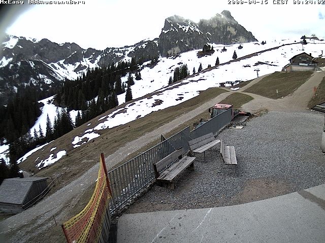Archiv Foto Webcam Breitenbergbahn: Ausgang Bergstation