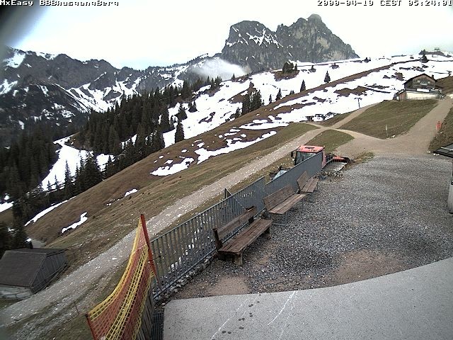 Archived image Webcam Arrival of the Breitenbergbahn cabins