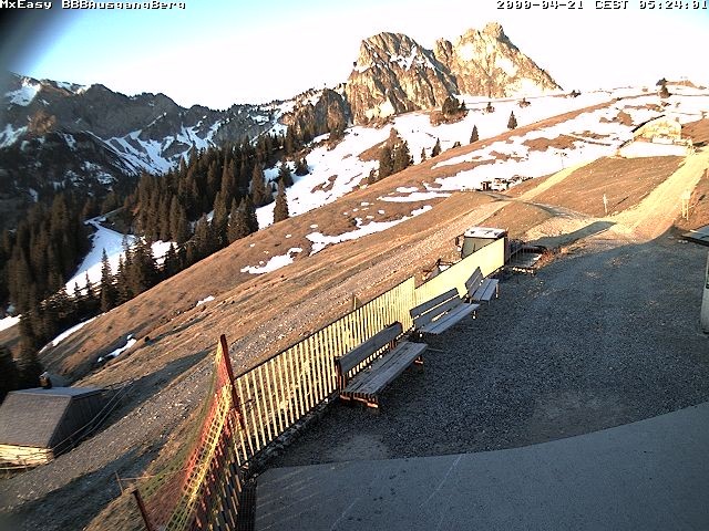 Archived image Webcam Arrival of the Breitenbergbahn cabins