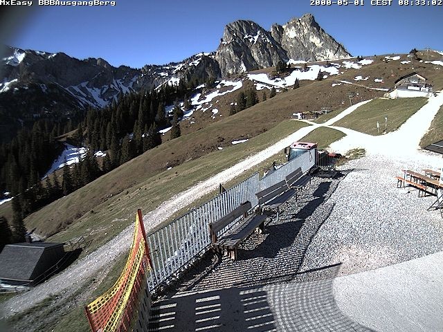 Archived image Webcam Arrival of the Breitenbergbahn cabins