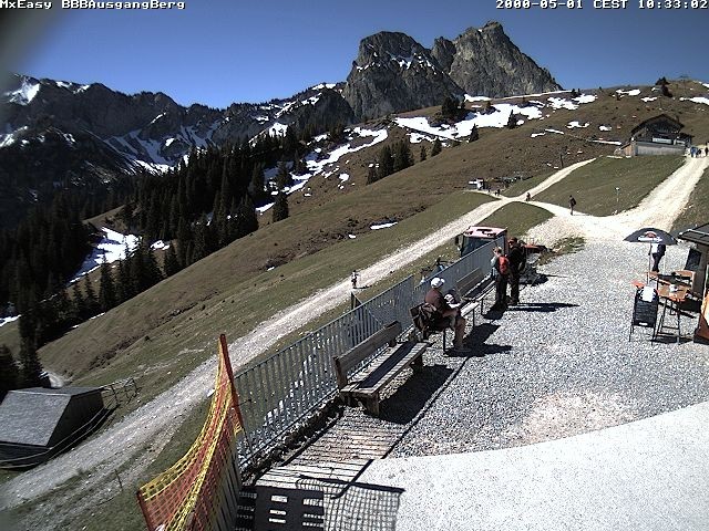 Archived image Webcam Arrival of the Breitenbergbahn cabins