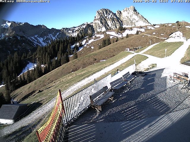 Archiv Foto Webcam Breitenbergbahn: Ausgang Bergstation