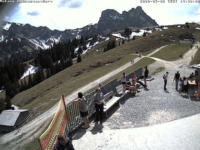 Archiv Foto Webcam Breitenbergbahn: Ausgang Bergstation