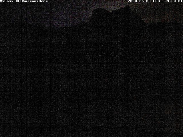 Archived image Webcam Arrival of the Breitenbergbahn cabins