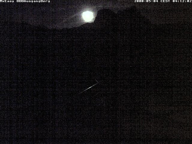 Archived image Webcam Arrival of the Breitenbergbahn cabins