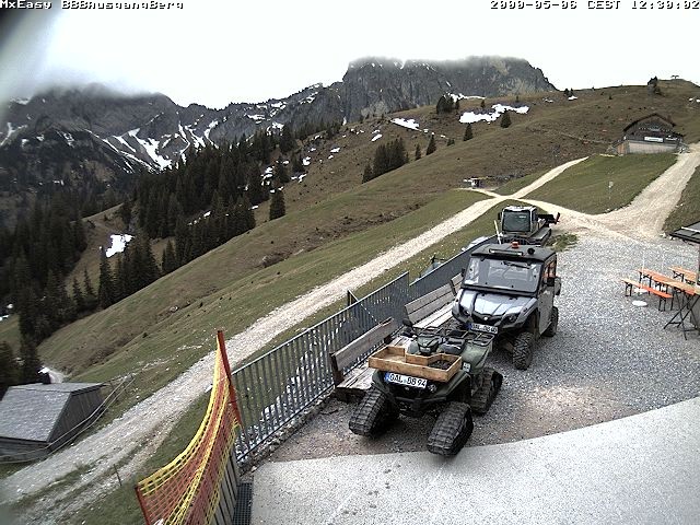 Archived image Webcam Arrival of the Breitenbergbahn cabins