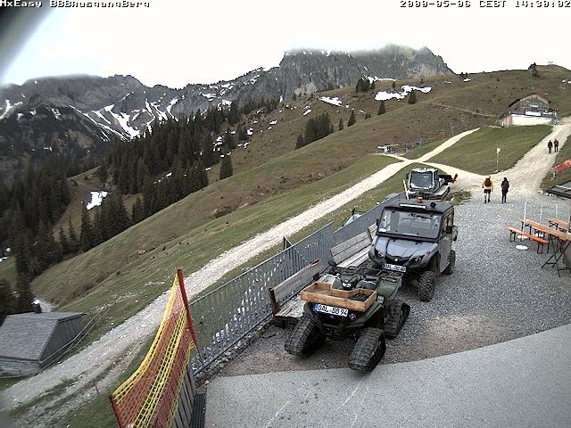 Archived image Webcam Arrival of the Breitenbergbahn cabins