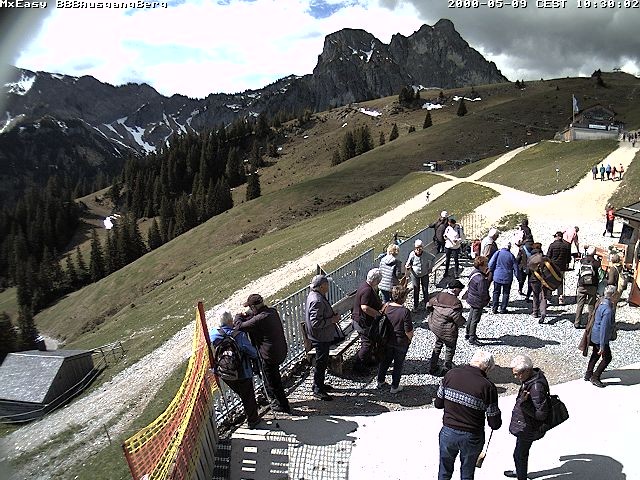 Archiv Foto Webcam Breitenbergbahn: Ausgang Bergstation