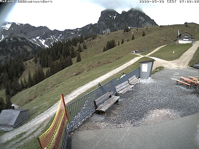 Archived image Webcam Arrival of the Breitenbergbahn cabins