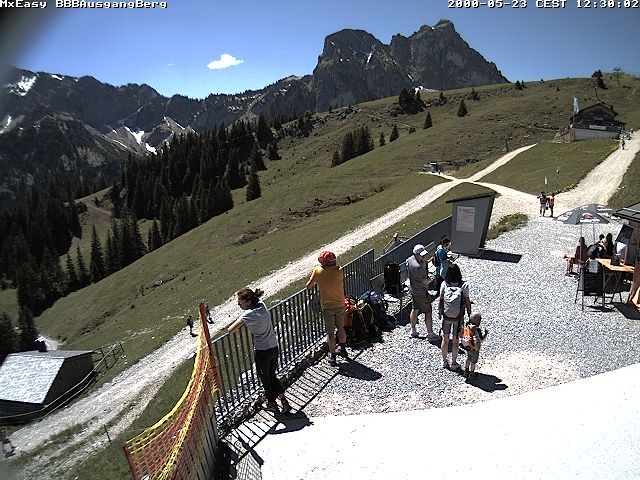 Archiv Foto Webcam Breitenbergbahn: Ausgang Bergstation