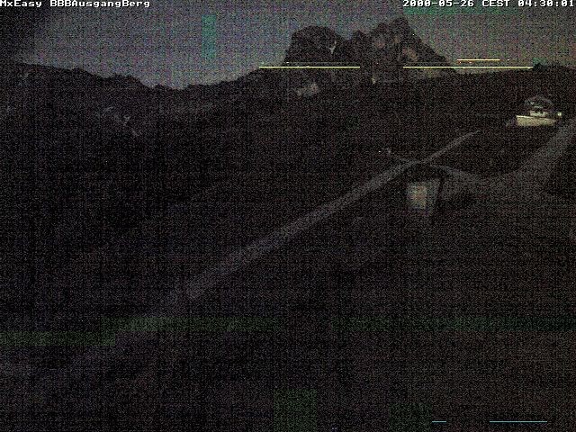 Archived image Webcam Arrival of the Breitenbergbahn cabins
