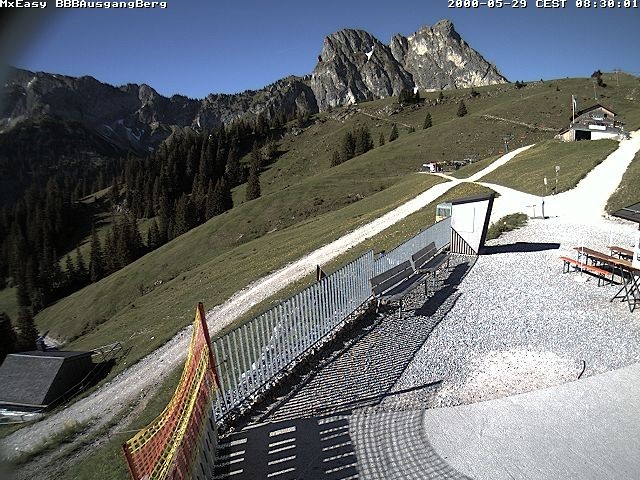 Archived image Webcam Arrival of the Breitenbergbahn cabins