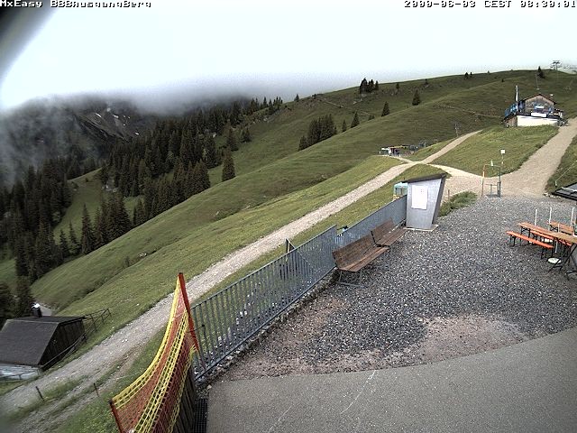 Archiv Foto Webcam Breitenbergbahn: Ausgang Bergstation
