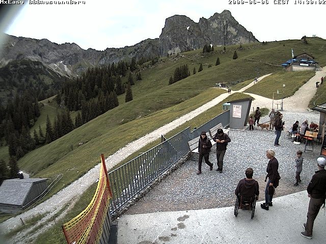 Archiv Foto Webcam Breitenbergbahn: Ausgang Bergstation