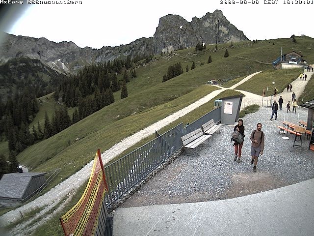 Archiv Foto Webcam Breitenbergbahn: Ausgang Bergstation