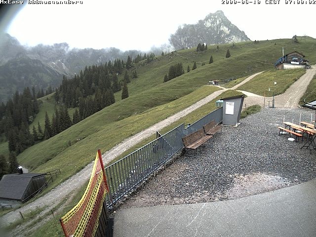 Archiv Foto Webcam Breitenbergbahn: Ausgang Bergstation