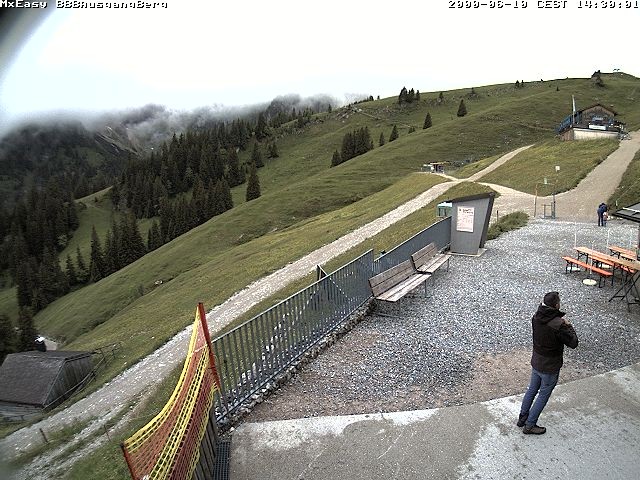 Archiv Foto Webcam Breitenbergbahn: Ausgang Bergstation