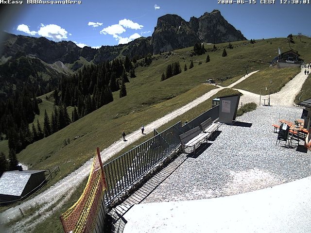 Archived image Webcam Arrival of the Breitenbergbahn cabins