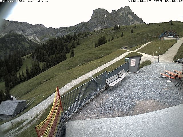 Archiv Foto Webcam Breitenbergbahn: Ausgang Bergstation