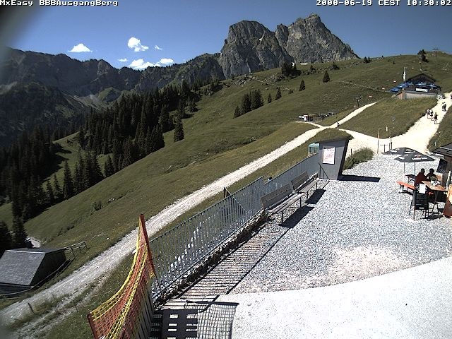 Archiv Foto Webcam Breitenbergbahn: Ausgang Bergstation