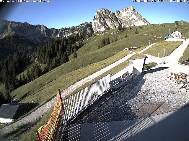 Archiv Foto Webcam Breitenbergbahn: Ausgang Bergstation