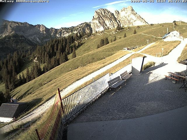 Archived image Webcam Arrival of the Breitenbergbahn cabins