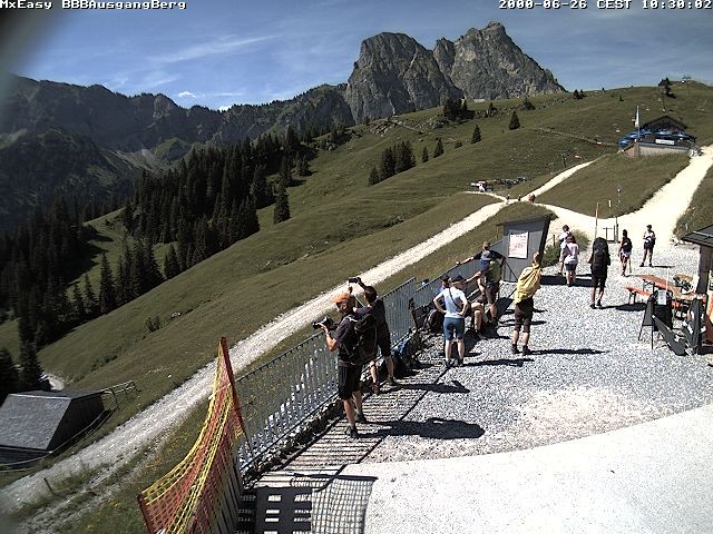 Archiv Foto Webcam Breitenbergbahn: Ausgang Bergstation