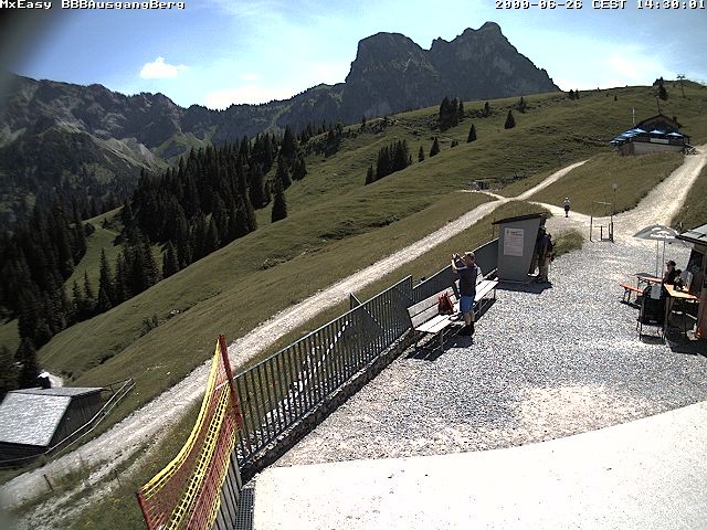 Archiv Foto Webcam Breitenbergbahn: Ausgang Bergstation