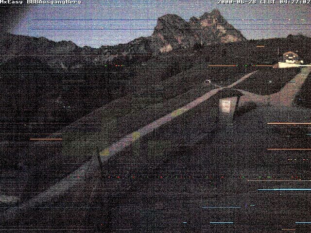 Archived image Webcam Arrival of the Breitenbergbahn cabins