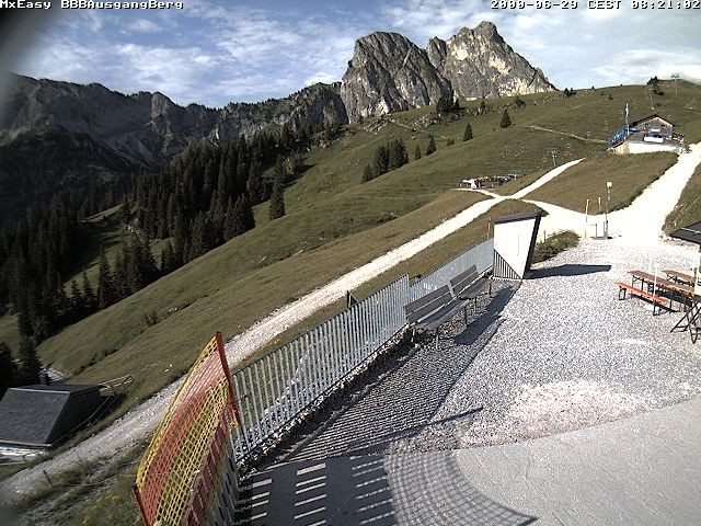 Archived image Webcam Arrival of the Breitenbergbahn cabins