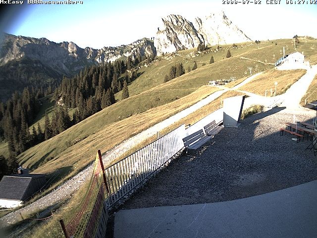 Archiv Foto Webcam Breitenbergbahn: Ausgang Bergstation