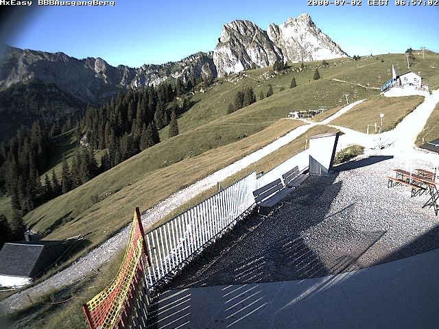 Archiv Foto Webcam Breitenbergbahn: Ausgang Bergstation
