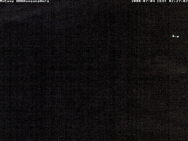 Archived image Webcam Arrival of the Breitenbergbahn cabins