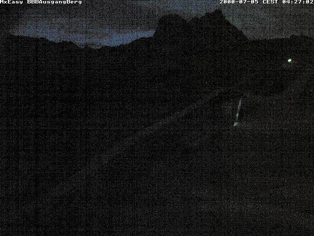 Archived image Webcam Arrival of the Breitenbergbahn cabins