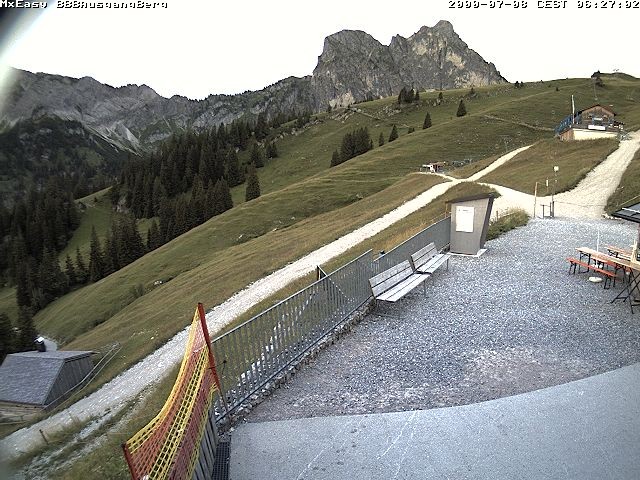 Archived image Webcam Arrival of the Breitenbergbahn cabins